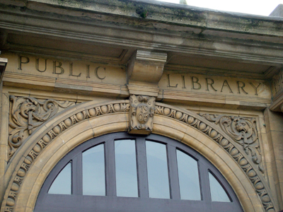 Town library front