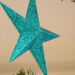 Blue star tree decoration