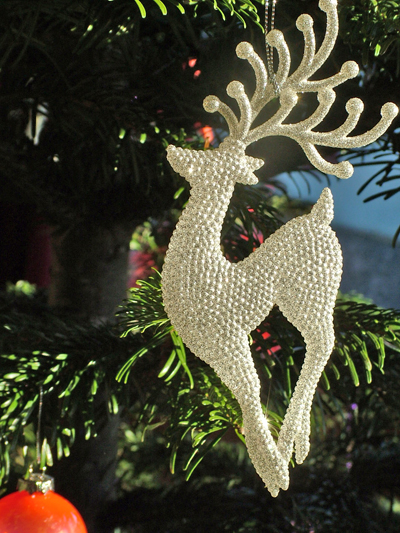 Reindeer tree decoration