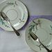 Side plates and cake forks