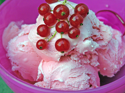 Redcurrant ice cream 2