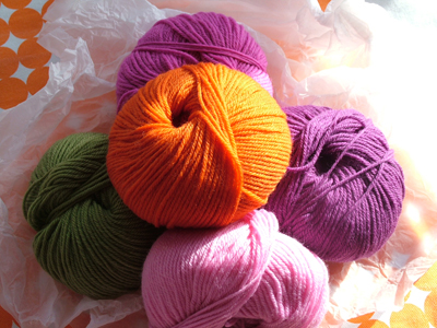 Rowan wool in sunlight